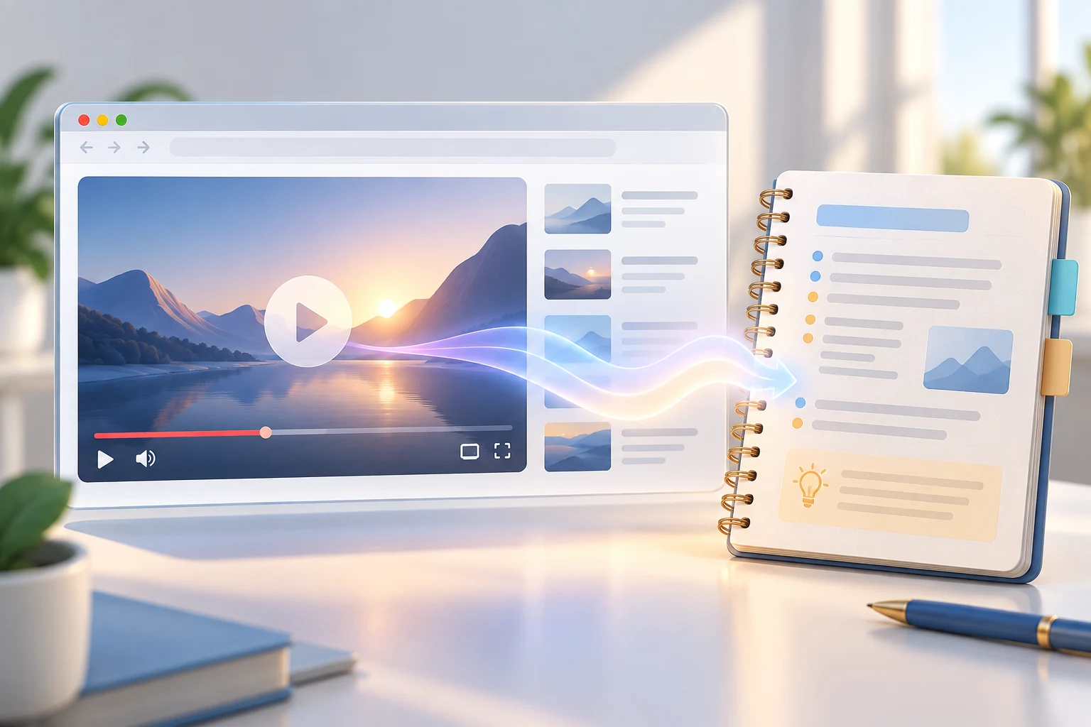 Gemini in Chrome: Turn Played Videos into Useful Research Notes