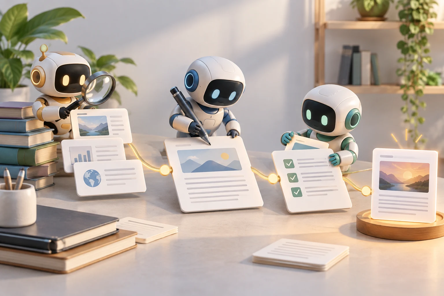 Combine AI Agents into a Content Workflow You Can Review