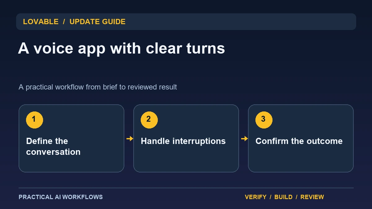 Lovable GPT Live Update: Design a Voice App That Handles Real Conversations