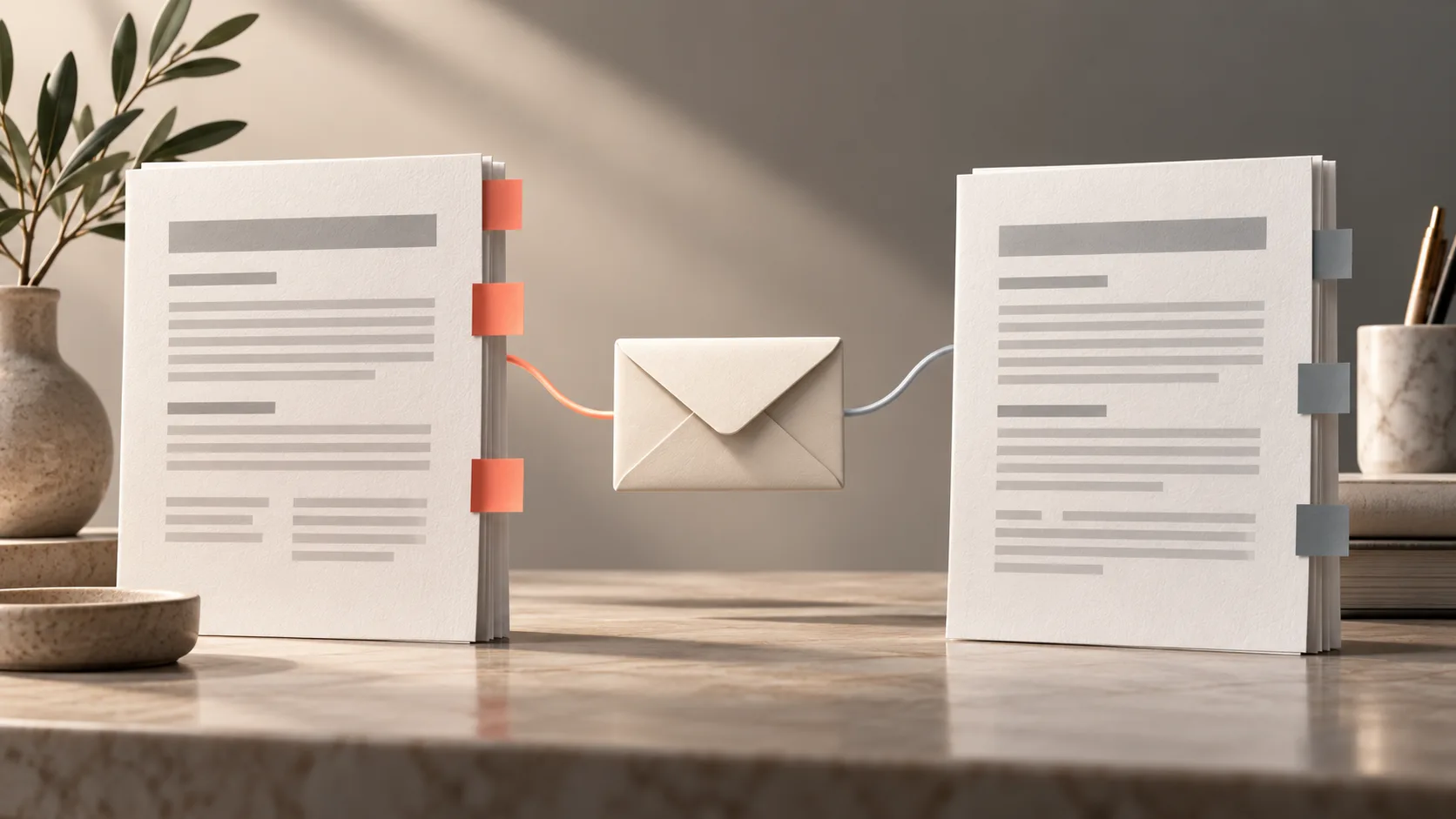 Reconcile an email attachment with a revised Drive file using Gemini