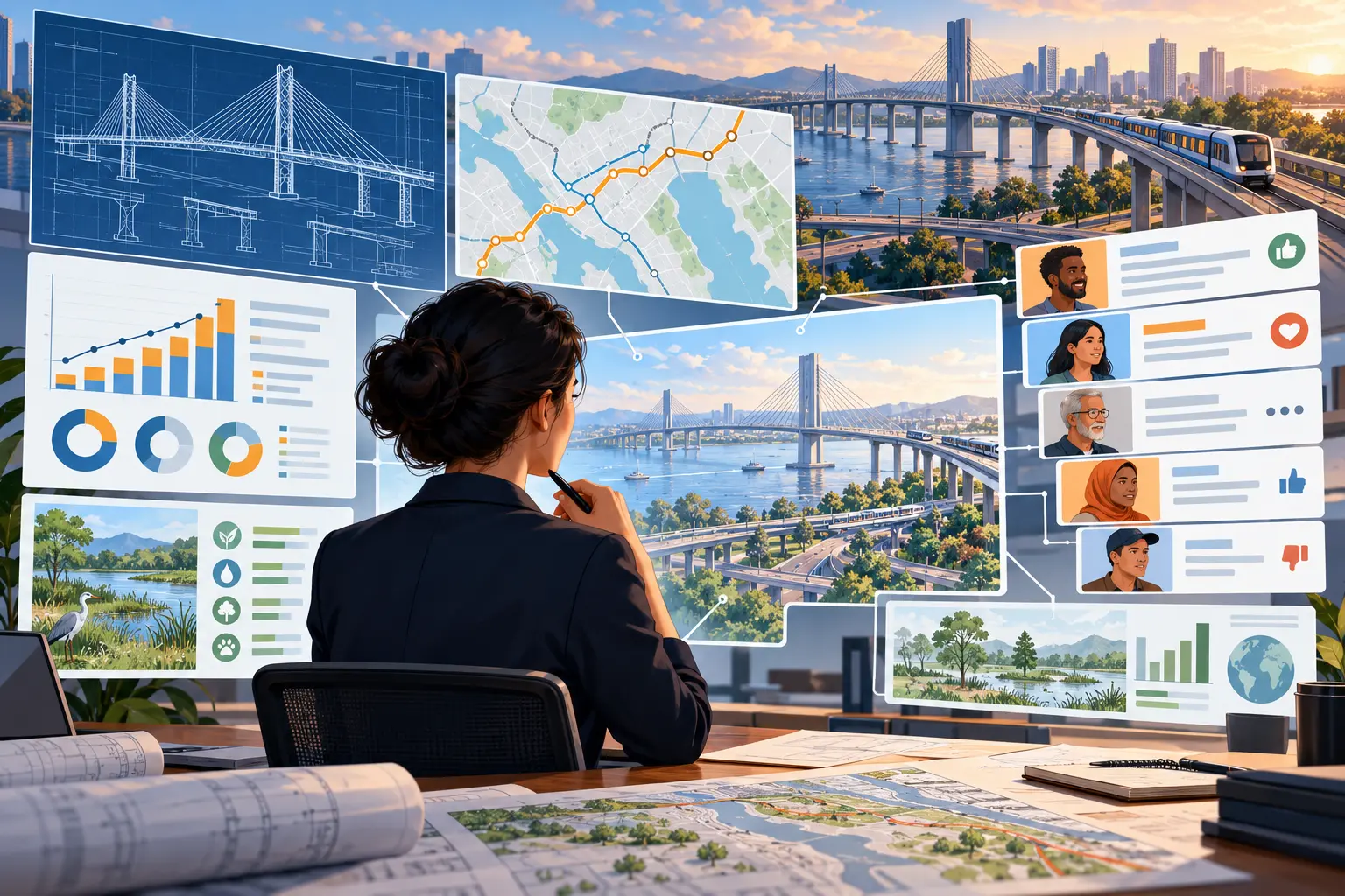 Study Infrastructure Proposals and Public Feedback Together in NotebookLM